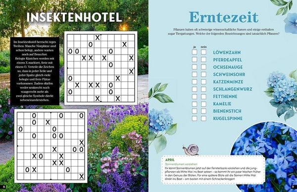Produktbild: Das Garten-R&auml;tselbuch 2 &ndash; Mit Profi-Tipps von &bdquo;Wir sind Garten&ldquo;