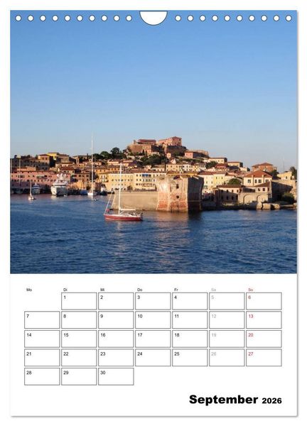 Produktbild: ELBA Trauminsel der Toskana (Wandkalender 2026 DIN A4 hoch), CALVENDO Monatskalender