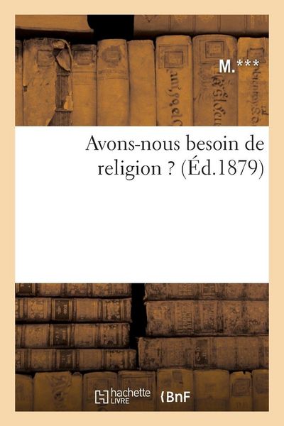 Produktbild: Avons-nous besoin de religion ?