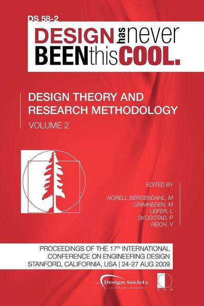 Produktbild: Proceedings of ICED'09, Volume 2, Design Theory and Research Methodology