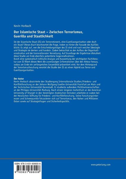 Produktbild: Der Islamische Staat &ndash; Zwischen Terrorismus, Guerilla und Staatlichkeit