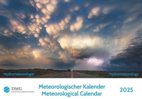 'Meteorologischer Kalender 2025 Meteorological Calendar' - 'Landschaft 