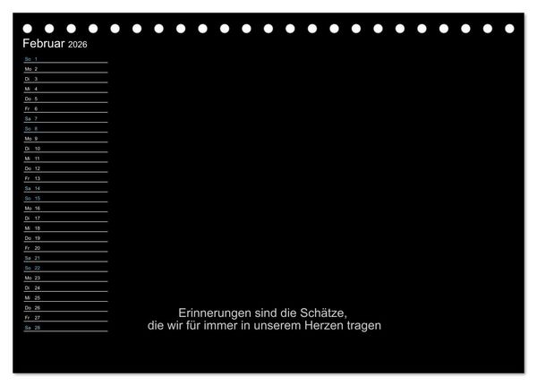 Produktbild: Mein Pers&ouml;nlicher Kalender (Tischkalender 2026 DIN A5 quer), CALVENDO Monatskalender