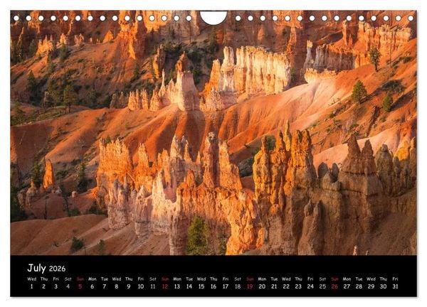 Produktbild: Beautiful Bryce Canyon (Wall Calendar 2026 DIN A4 landscape), CALVENDO 12 Month Wall Calendar