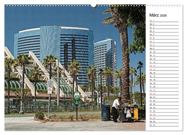 Produktbild: San Diego (Wandkalender 2026 DIN A2 quer), CALVENDO Monatskalender