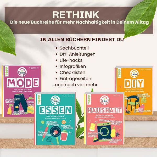 Produktbild: Rethink Haushalt. Schadstofffrei putzen, langfristig nutzen, umweltfreundlich pflegen.