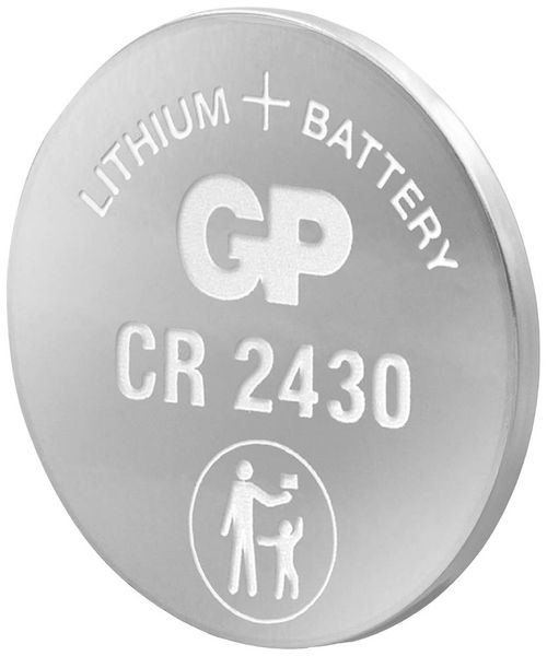 GP Batteries Knopfzelle CR 2430 3V 1 St. 300 mAh Lithium GPCR2430STD738C1