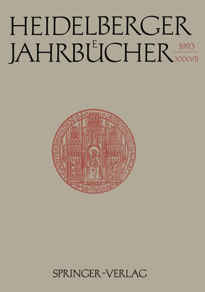 Produktbild: Heidelberger Jahrb&uuml;cher