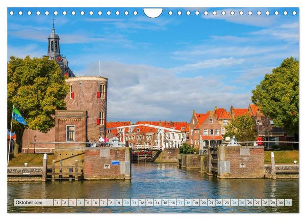 Produktbild: Enkhuizen - historische Hafenstadt am Ijsselmeer (Wandkalender 2026 DIN A4 quer), CALVENDO Monatskalender