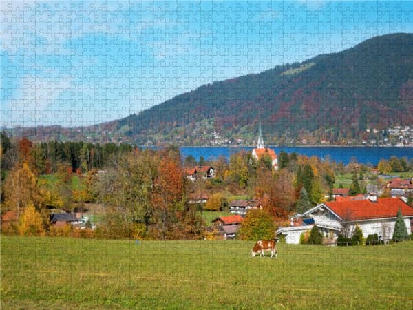CALVENDO Puzzle Herbstlandschaft Kleinbuch | 1000 Teile Lege-Größe 64 × 48 cm Foto-Puzzle für glückliche Stunden