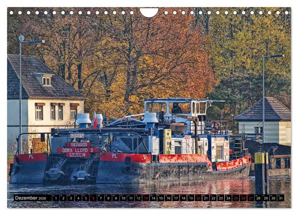 Produktbild: Binnenschiffe (Wandkalender 2026 DIN A4 quer), CALVENDO Monatskalender