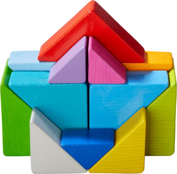 Produktbild: HABA 3D-Legespiel Tangram-W&uuml;rfel (Kinderspiel)
