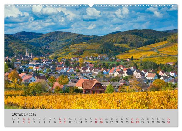 Produktbild: Region Elsass und Vogesen (hochwertiger Premium Wandkalender 2026 DIN A2 quer), Kunstdruck in Hochglanz
