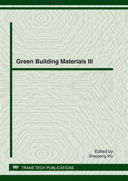 Produktbild: Green Building Materials III