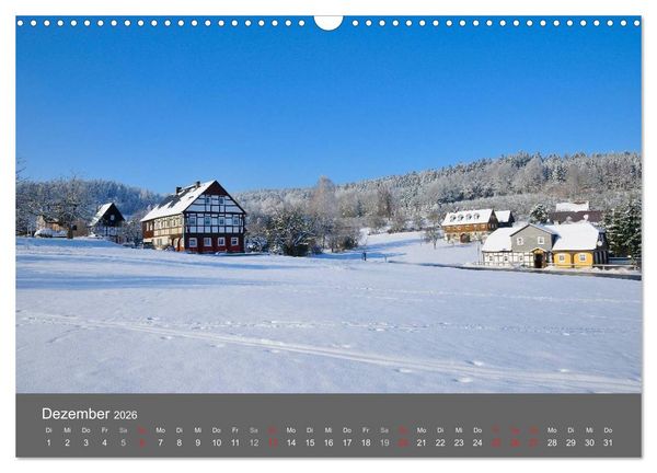 Produktbild: Umgebindeh&auml;user in der Oberlausitz (Wandkalender 2026 DIN A3 quer), CALVENDO Monatskalender