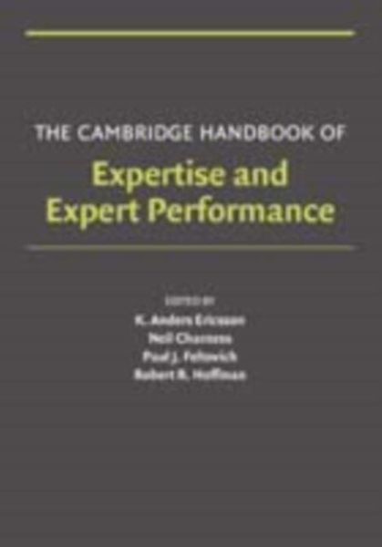 Produktbild: Cambridge Handbook of Expertise and Expert Performance