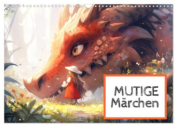 Mutige Märchen (Wandkalender 2026 DIN A3 quer), CALVENDO Monatskalender