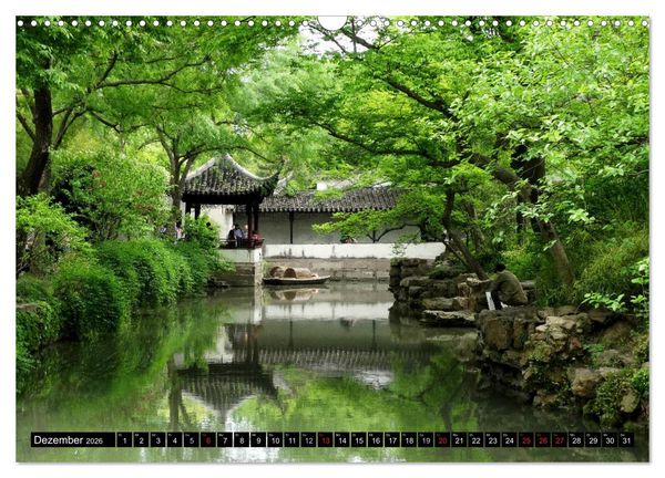 Produktbild: Im chinesischen Garten (Wandkalender 2026 DIN A3 quer), CALVENDO Monatskalender