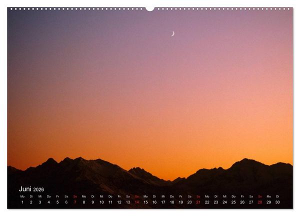 Produktbild: Mondnacht (Wandkalender 2026 DIN A2 quer), CALVENDO Monatskalender