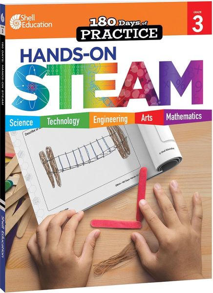Produktbild: 180 Days: Hands-On STEAM: Grade 3 ebook
