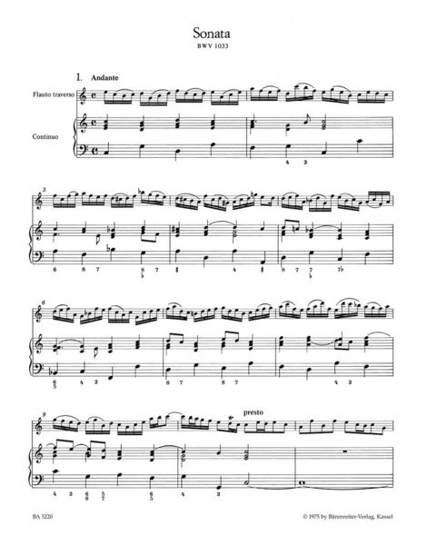 Produktbild: Drei Sonaten f&uuml;r Fl&ouml;te und Klavier BWV 1020, 1031, 1033 (Bach zugeschrieben)