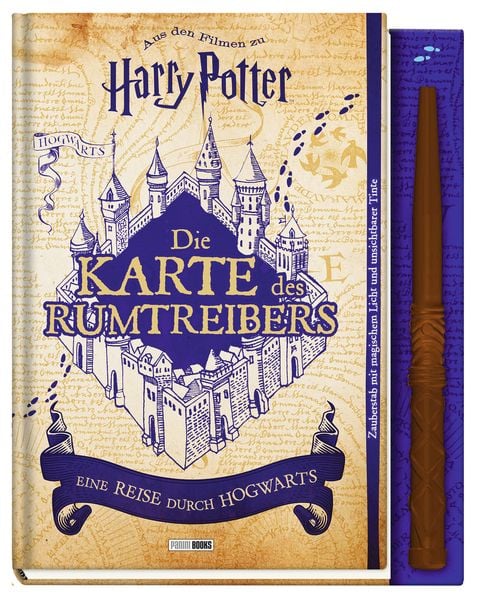 Aus den Filmen zu Harry Potter: Die Karte des Rumtreibers - Eine Reise durch Hogwarts, Gebundene Ausgabe von Erinn Pascal, Panini