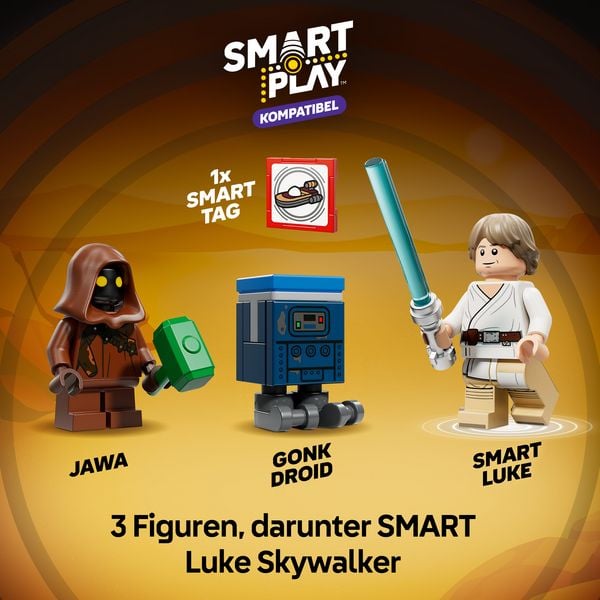 Produktbild: LEGO Star Wars 75420 SMART Play: Lukes Landspeeder, Spielzeug ab 6 Jahre