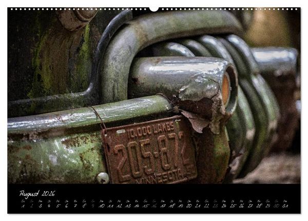 Produktbild: Oldtimer - verlassen verrostet vergessen (hochwertiger Premium Wandkalender 2026 DIN A2 quer), Kunstdruck in Hochglanz