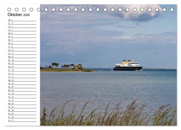 Produktbild: Insel &AElig;r&oslash; - Perle der D&auml;nischen S&uuml;dsee (Tischkalender 2026 DIN A5 quer), CALVENDO Monatskalender