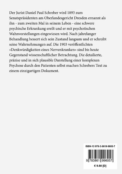 Produktbild: Denkw&uuml;rdigkeiten eines Nervenkranken
