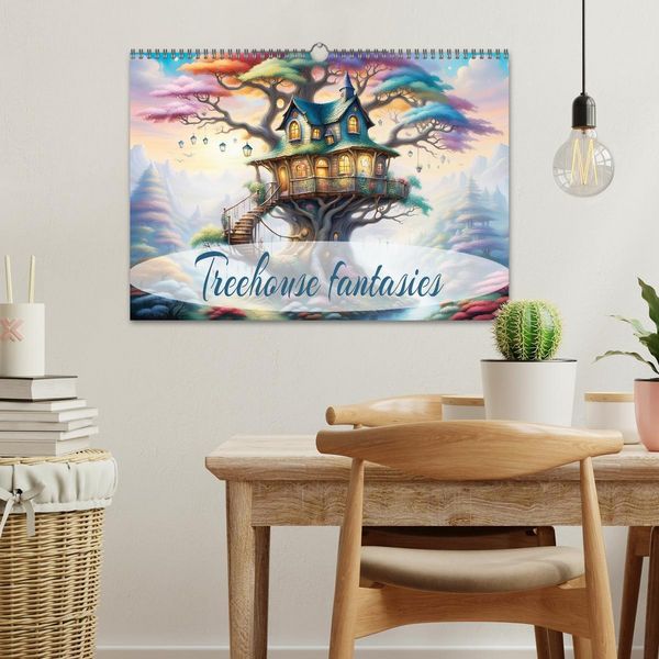 Produktbild: Treehouse fantasies (Wall Calendar 2026 DIN A3 landscape), CALVENDO 12 Month Wall Calendar