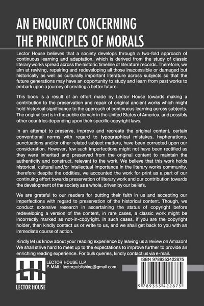 Produktbild: An Enquiry Concerning The Principles Of Morals