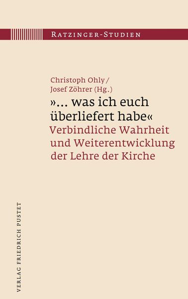 Produktbild: "...was ich euch &uuml;berliefert habe"