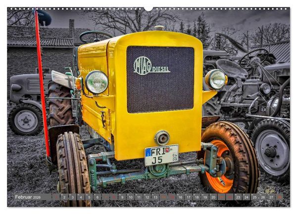 Produktbild: Traktoren - Oldtimer (hochwertiger Premium Wandkalender 2026 DIN A2 quer), Kunstdruck in Hochglanz