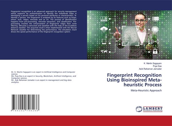 Produktbild: Fingerprint Recognition Using Bioinspired Meta-heuristic Process