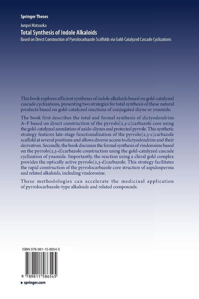 Produktbild: Total Synthesis of Indole Alkaloids