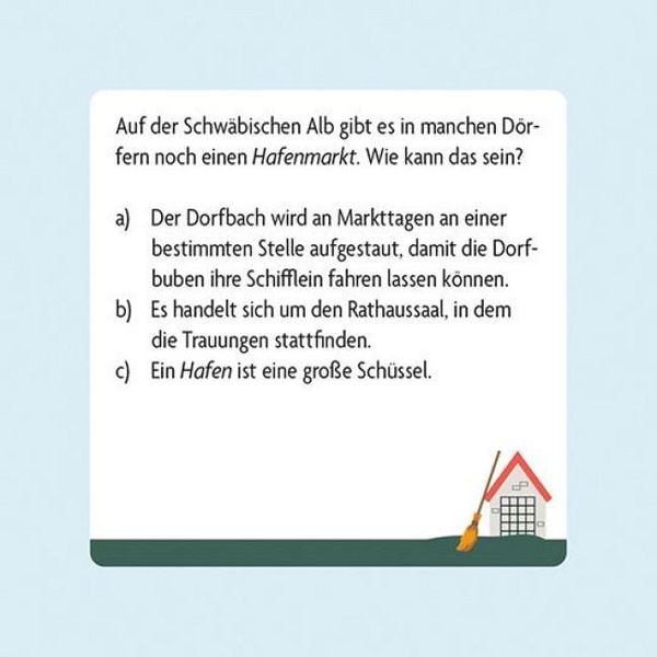 Produktbild: Heiligs Blechle! Schw&auml;bisches Dialekt-Quiz