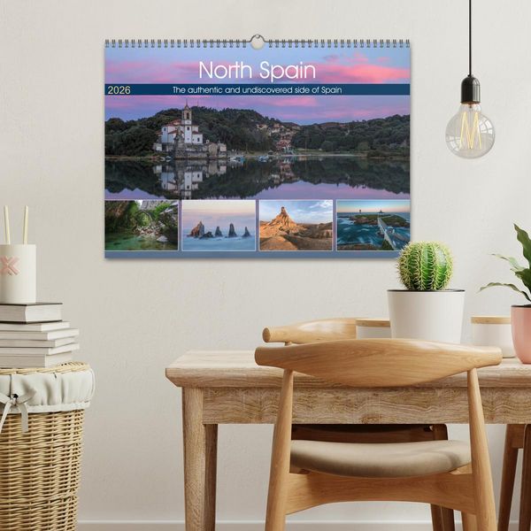 Produktbild: North Spain, the authentic and undiscovered side of Spain (Wall Calendar 2026 DIN A3 landscape), CALVENDO 12 Month Wall Calendar