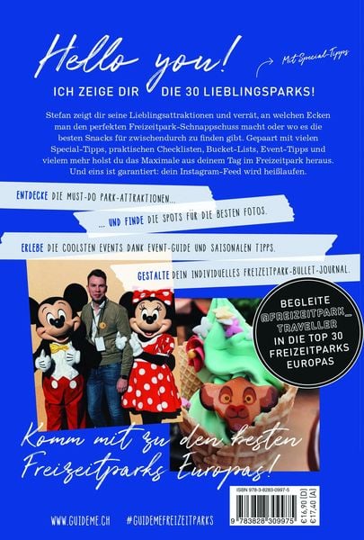 Produktbild: GuideMe Reiseführer „Die 30 besten Freizeitparks Europas“