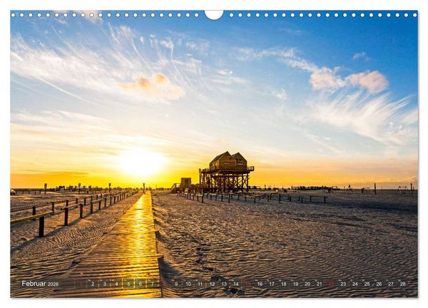 Produktbild: Farbspiele im Licht der Sonne (Wandkalender 2026 DIN A3 quer), CALVENDO Monatskalender