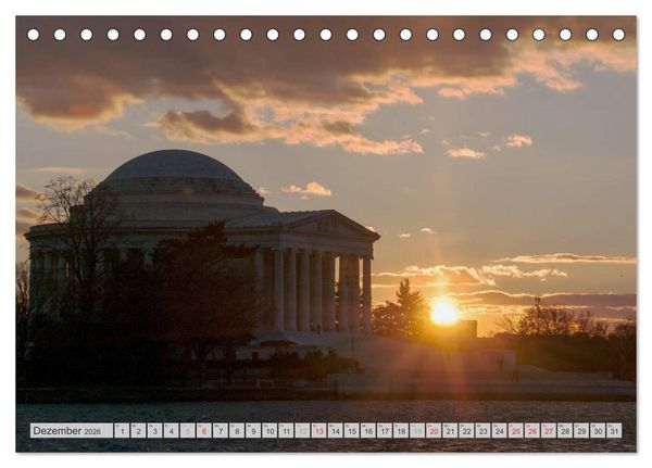 Produktbild: Washington D.C. (Tischkalender 2026 DIN A5 quer), CALVENDO Monatskalender