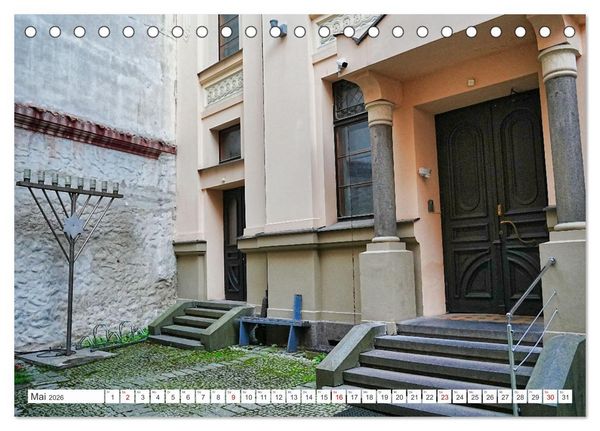 Produktbild: Synagogen im Baltikum (Tischkalender 2026 DIN A5 quer), CALVENDO Monatskalender