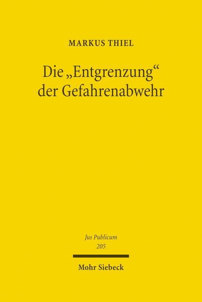 Produktbild: Die 'Entgrenzung' der Gefahrenabwehr