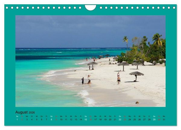 Produktbild: Die sch&ouml;nsten Str&auml;nde Karibik (Wandkalender 2026 DIN A4 quer), CALVENDO Monatskalender