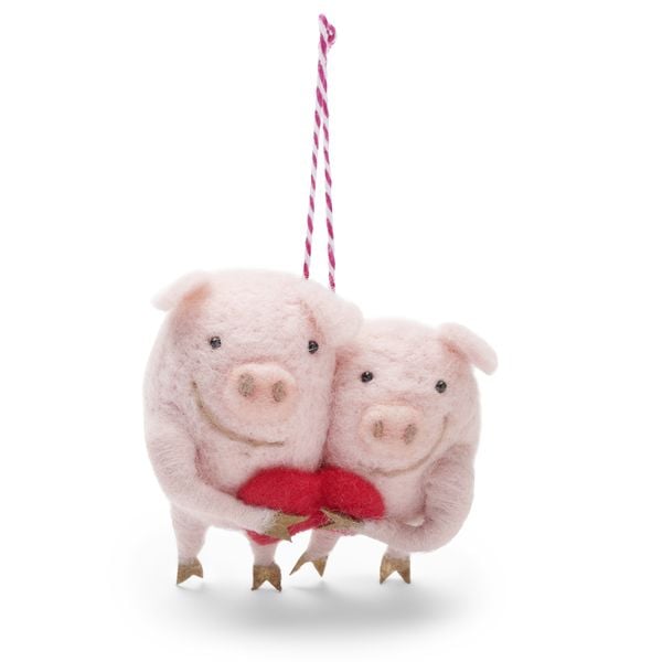 Produktbild: Filz Schweinchenpaar