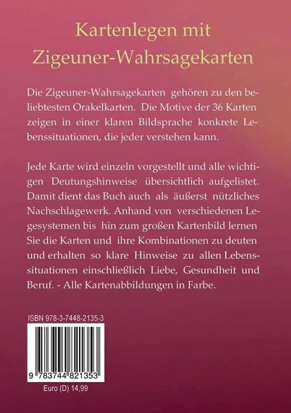 Produktbild: Zigeuner Wahrsagekarten