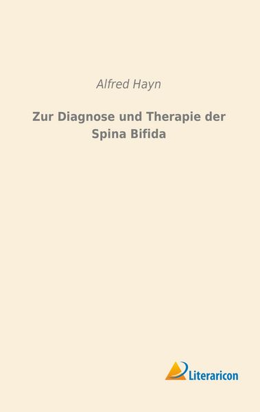 Produktbild: Zur Diagnose und Therapie der Spina Bifida
