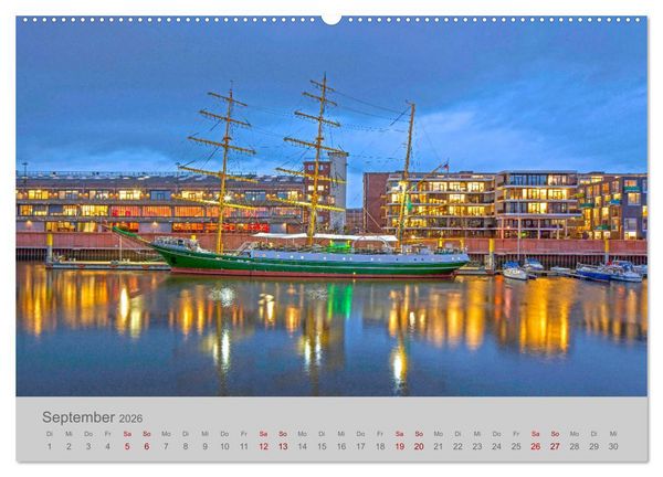 Produktbild: Hansestadt Bremen (Wandkalender 2026 DIN A2 quer), CALVENDO Monatskalender
