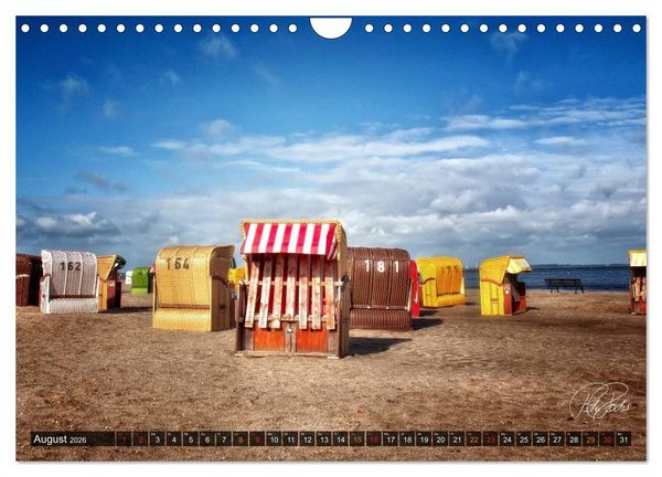 Produktbild: Friesland - Nordseebad Dangast / CH-Version (Wandkalender 2026 DIN A4 quer), CALVENDO Monatskalender