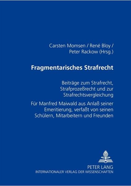 Produktbild: Fragmentarisches Strafrecht